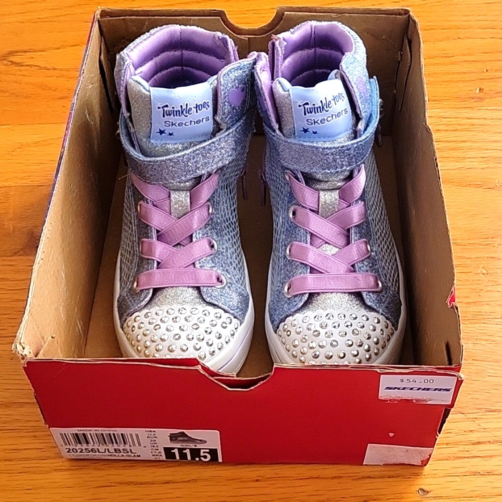 NEW Twinkle Toes by Sketchers Sneakers